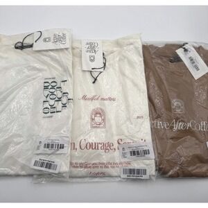 Active After Coffee Men's/Unisex T-Shirt Lot of 3 Size L Graphic Tees NWT
